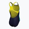 Badeanzug Kinder arena Light Tricks Swim Pro Back navy/soft green/multi 4