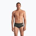 Herren Schwimm-Boxershorts arena One Low Waist Short Big Logo dark sage/black