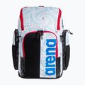 Arena Spiky III 45 l Allover fireflow / weißer Schwimmrucksack