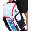 Arena Spiky III 45 l Allover fireflow / weißer Schwimmrucksack 12