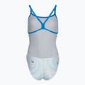 Einteiliger Damen-Badeanzug arena Fireflow Challenge back blue river/white multi 2