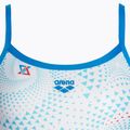 Einteiliger Damen-Badeanzug arena Fireflow Challenge back blue river/white multi 3