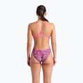 Badeanzug Damen arena Pink Dahlia Lace Back shocking pink/multi 3