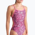 Badeanzug Damen arena Pink Dahlia Lace Back shocking pink/multi 5