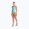 Einteiliger Badeanzug arena Lace Back Solid water/shocking pink 2