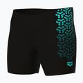 Men's arena Kikko V Swim Mid Jammer Graphic schwarz/Wasser Schwimmen Boxershorts 4