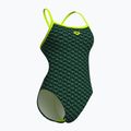 Arena Monogram Challenge Back dark sage multi/artic lime einteiliger Badeanzug für Damen 3