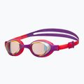 Schwimmbrille Kinder arena Air Jr Mirror yellow copper/plum/bright coral