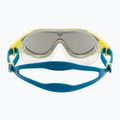 Schwimmbrille Kinder arena The One Mirror Jr silver/soft green/blue cosmo 4