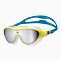 Schwimmbrille Kinder arena The One Mirror Jr silver/soft green/blue cosmo