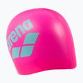 Arena Big Logo schockierend rosa/Wasser Badekappe 2