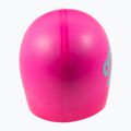 Arena Big Logo schockierend rosa/Wasser Badekappe 5