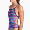 Einteiliger Damen-Badeanzug arena Racing Stripe Xcriss Cross navy multi/navy 8