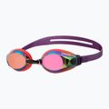 Arena Zoom X-Fit Mirror Schwimmbrille in Kupfer/heller Koralle/Pflaume
