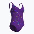 Einteiliger Damen-Badeanzug arena Abyss U Back multi plum/plum 3