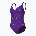 Einteiliger Damen-Badeanzug arena Abyss U Back multi plum/plum 4