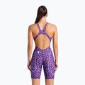 Badeanzug Damen arena Powerskin ST Next LE Open Back leopard skin violet 3