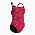 Badeanzug Damen arena Fireflow Challenge Back black/team red 3