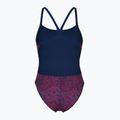 Badeanzug Damen arena Snake Skin Challenge navy/team redwhiteblue 2