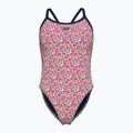 Badeanzug Damen arena Pebbles Xcriss Cross multi white/navy