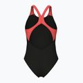 Badeanzug Damen arena Blast V Back black/calypso coral 2