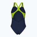 Badeanzug Damen arena Blast V Back navy/artic lime 2
