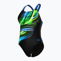 Badeanzug Damen arena Bloom Swim Pro Back Lb multi black/black/blue china 4
