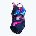 Badeanzug Damen arena Bloom Swim Pro Back Lb multi navy/navy/shocking pink 3