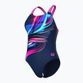 Badeanzug Damen arena Bloom Swim Pro Back Lb multi navy/navy/shocking pink 4
