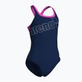Badeanzug Damen arena Logo Swim Pro navy/shocking pink 3
