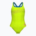 Badeanzug Damen arena Logo Swim Pro artic lime/blue china