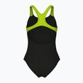 Badeanzug Kinder arena Sound Track Swim Pro Back black/artic lime 2