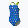 Badeanzug Kinder arena Multiple Dot Swim Pro Back multi blue/artic lime 4