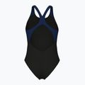 Badeanzug Damen arena Graphic V Back black/navy 2