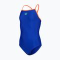 Kinder Badeanzug arena Light Drop Solid neon blue/team orange/team orange 3