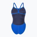 Badeanzug Damen arena Team Swimsuit Challenge Solid neon blue/team orange 2
