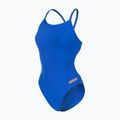 Damen-Einteiler Badeanzug arena Team Swimsuit Challenge Solid neon blue/team orange 3
