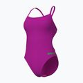 Damen-Einteiler Badeanzug Arena Team Swimsuit Challenge Solid very fuchsia/team green 3