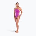 Damen-Einteiler Badeanzug Arena Team Swimsuit Challenge Solid very fuchsia/team green 6