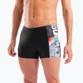 Badeshorts Arena Lit Logo Swim Short black/multi 8