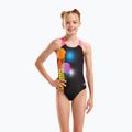 Kinder Badeanzug arena Dots Swim Pro Back black multi/black/shocking pink 5