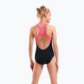 Kinder Badeanzug arena Dots Swim Pro Back black multi/black/shocking pink 7