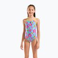 Kinder Badeanzug arena Spring Lightdrop Back water multi/yellow star 5