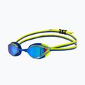 Kinder-Schwimmbrille arena Python Mirror Jr blue/blue/lime 5