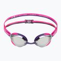Kinder-Schwimmbrille arena Python Mirror Jr silver/shocking pink/plum 2