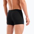 Herren-Badeboxershorts arena Graphic Swim Short black/turquoise 9