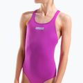 Kinder Badeanzug Arena Team Swim Tech Solid very fuchsia/water 8