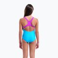 Kinder Badeanzug arena Kikko Swim Pro Back turquoise/very fuchsia 7