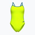 Damen-Einteiler Badeanzug Arena Lace Back Solid artic lime/blue cosmo