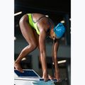 Damen-Einteiler Badeanzug Arena Lace Back Solid artic lime/blue cosmo 10